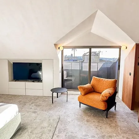 Unique Sunny Penthouse W/ Ac In The City's Heart Oporto
