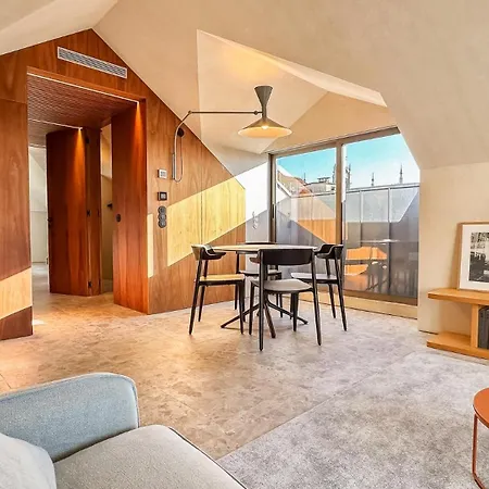 Unique Sunny Penthouse W/ Ac In The City's Heart Lejlighed Porto